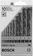 Produktbild Bosch Zubehör Metallbohrer-Set HSS-R, 10-teilig, 1 - 10 mm (5 mm, 6 mm, 7 mm, 8 mm, 10 mm, 4 mm, 3 mm, 2 mm, 1 mm, 9 mm)