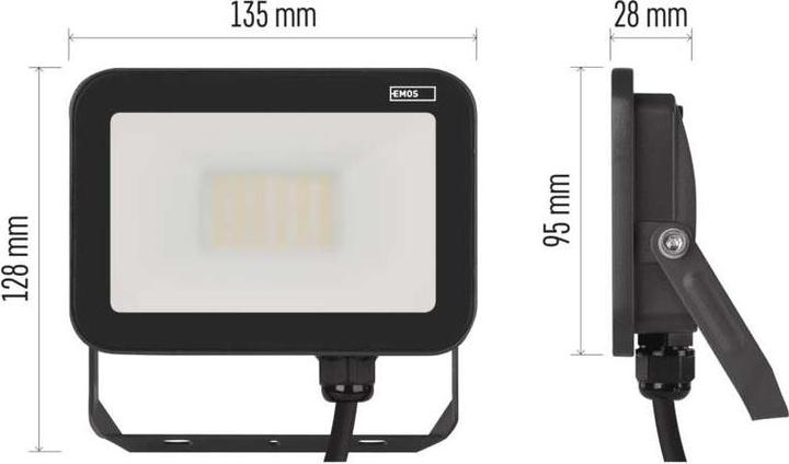 Produktbild Emos LED Flutlicht PROFI, 20W neutralweiss (2200 lm, IP65)