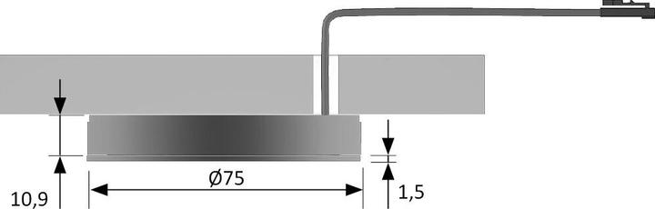 Image du produit Halemeier Boîtier rapporté pour lampes LED encastrables/applique LiteP