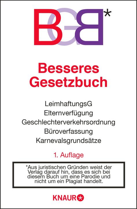 Produktbild Bgb (Deutsch, Alexandra Reinwarth, 2011)