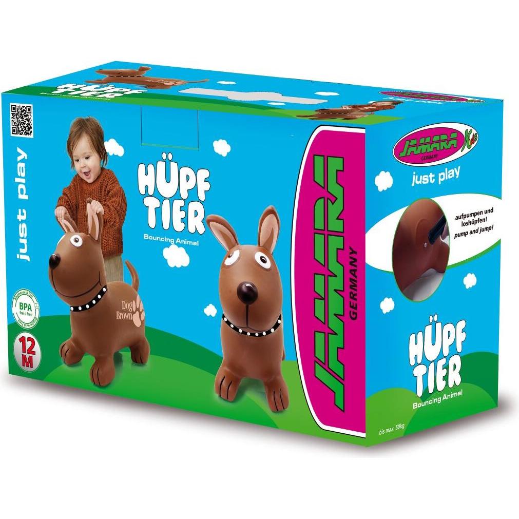 Thumbnail - Jamara Kids Hüpftier Dog Brown mit Pumpe