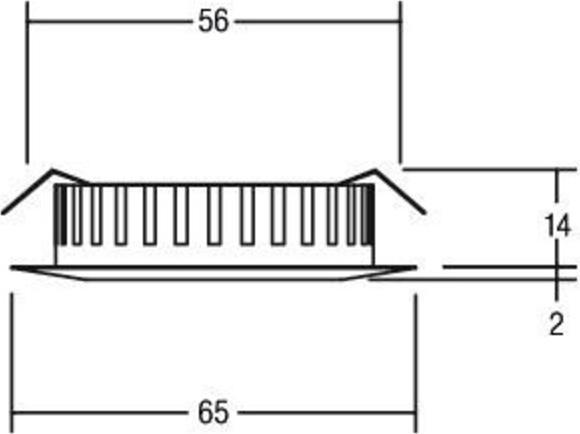 Actual product image Brumberg LED furniture recessed light (255 lm)