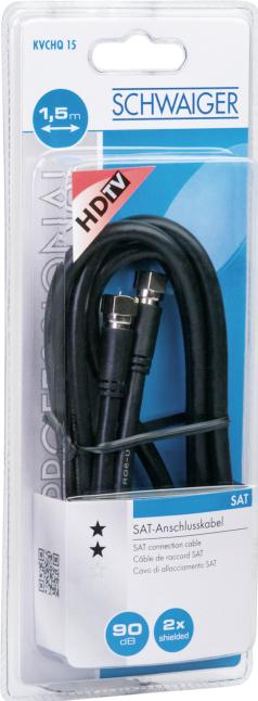 Actual product image Schwaiger SAT connection cable (90 dB, Satellite cable)