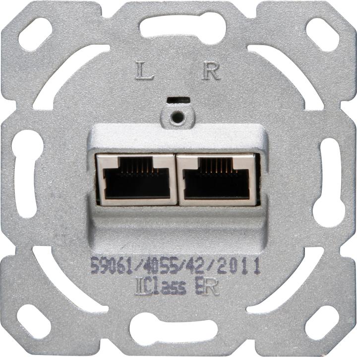 Actual product image Kopp Network junction box CAT6 2 separated connectors