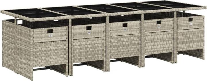 Produktbild vidaXL Garten Essgruppe (275 x 106 x 73 cm)