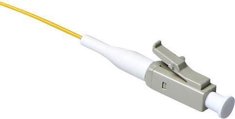 Actual product image ACT RL9995 1m LC Pigtail LSZH OS2 Yellow Fiber Optic Cable (1 m)