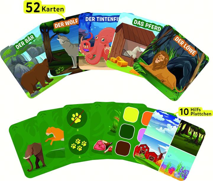 Productafbeelding Skillmatics 10 keer raden junior dieren, d (Duits, 2 - 6 Spelers)