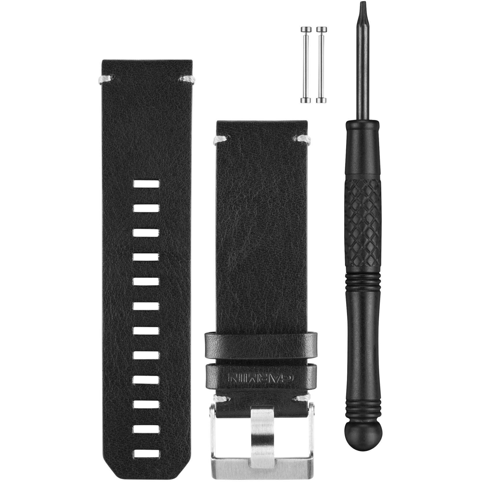 Garmin Lederarmband (Leder, fenix 3, fenix 3 Sapphire, D2 Bravo, quatix 3, tactix Bravo, fenix 2, tactix), Uhrenarmband,...