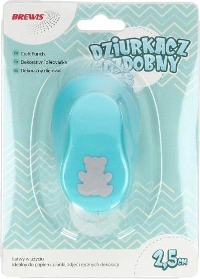 Produktbild Brewis Dekorativer Locher - Teddybär 2,5 cm MIX