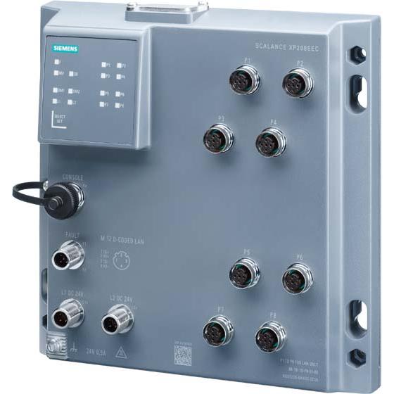 Siemens 6GK5208-0HA00-2ES6 Industrial Ethernet Switch, Relais