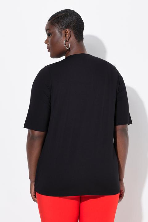 Produktbild Ulla Popken 2-in-1-Shirt, Ringel, Rundhals, Halbarm (42, 44)