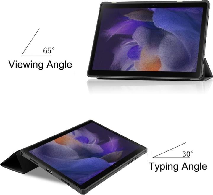 Produktbild König Design Schutz Hülle für Samsung Galaxy Tab A8 2021 SM-X205 Smart Cover Case Etui Tasche (Galaxy Tab A8)