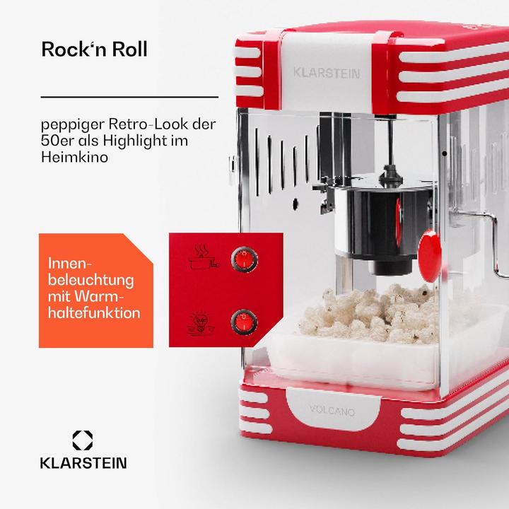Actual product image Klarstein Popcorn machine