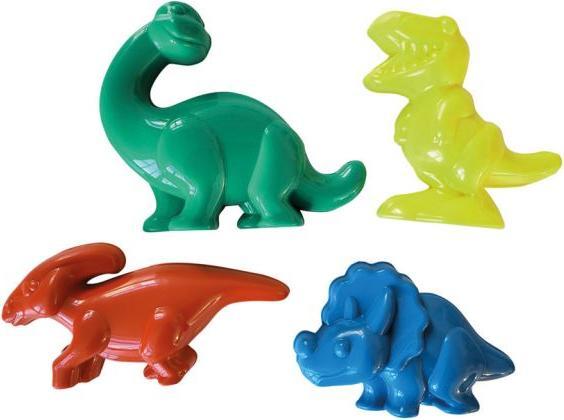 Actual product image Gowi re Dino moulds - Set 4 in net