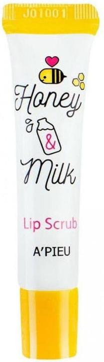 Image du produit A'Pieu Honey & Milk Lip Scrub (Gommage pour les lèvres, 8 ml)