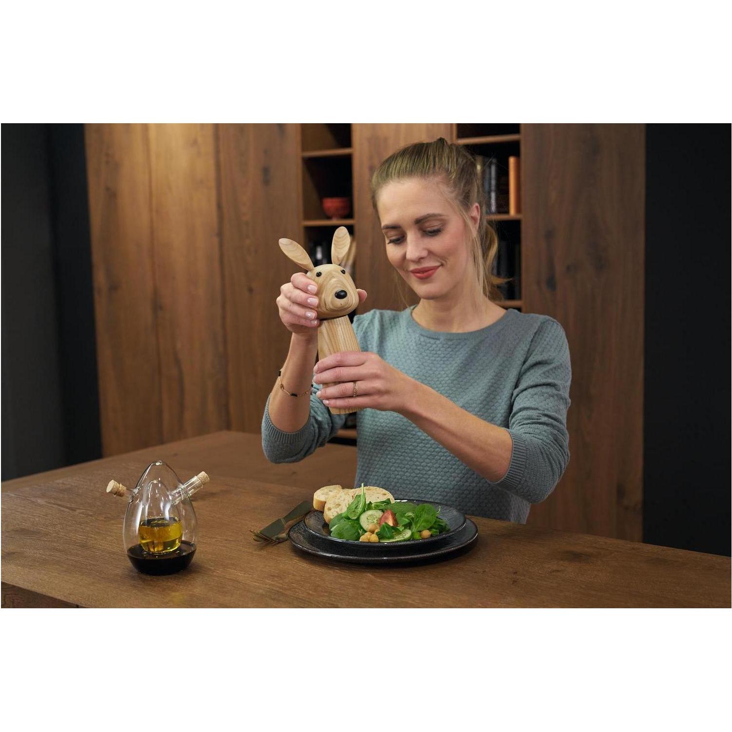 Thumbnail - Leonardo Gewürzmühle Cucina Hase, Pfeffermühle + Salzmühle, Braun