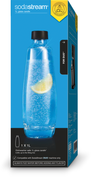 Produktbild SodaStream 1L Glaskaraffe für Duo