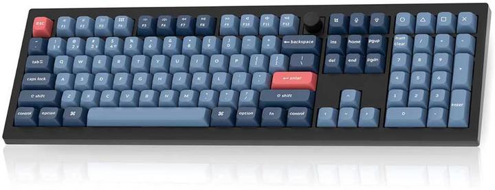 Immagine prodotto Keychron V6 Max QMK/VIA Tastiera meccanica personalizzata senza fili completamente assemblata Manopola, nero (USA, Cablato, Senza fili)