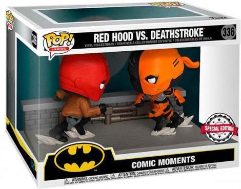 Actual product image Funko Pop! DC Comics : Red Hood VS Deathstroke EXCL. (336)