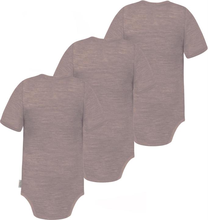 Produktbild Normani 3er Set Baby Merino Body Kurzarm „Tauranga" - 9287 (56)