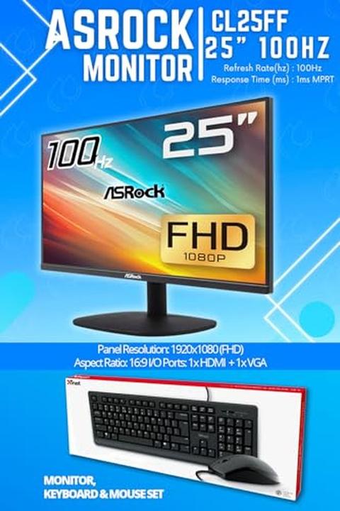 Actual product image GMR Komplettes Office-PC-Set mit 24-Zoll-HD-Monitor, Intel i7, 16 GB RAM, 512 GB SSD, Windows 11 Pro (16.38 GB, 512 GB, UHD Graphics 770)