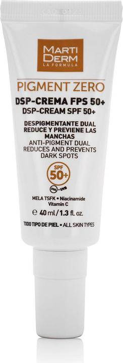 Actual product image Martiderm Pigment Zero DSP Cream SPF50+ (Suntan cream, SPF 50, 40 ml)