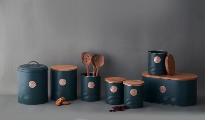 Actual product image Typhoon 1400.032 Living Cookie Jar Storage, Steel, Bamboo, 3.4 litres (3.40 l)