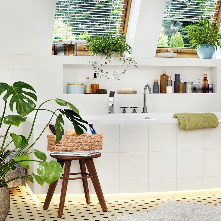 Produktbild Relaxdays Aufbewahrungskorb Wasserhyazinthe (1 x, 42.5 x 15 x 13 cm)