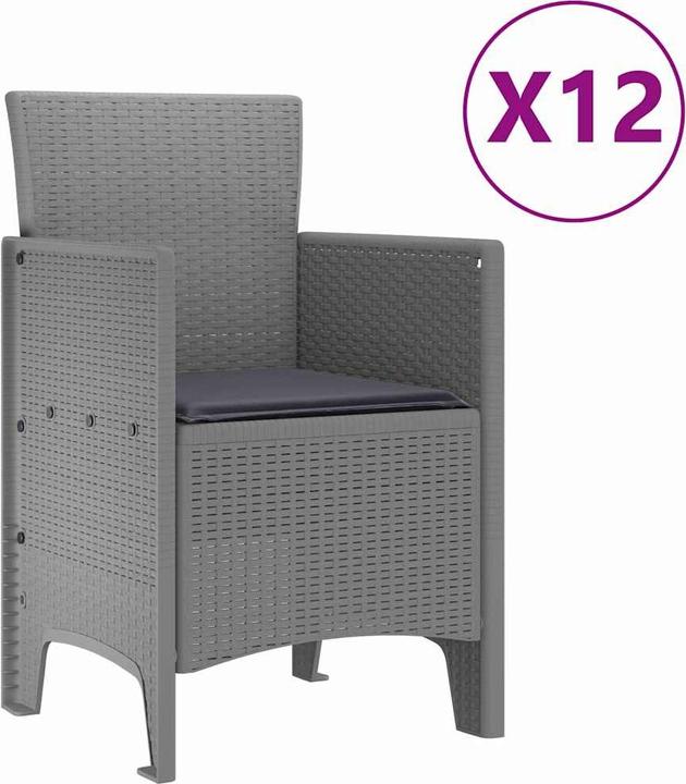 Image du produit vidaXL Gartendining-Set (350 x 100 x 74 cm)