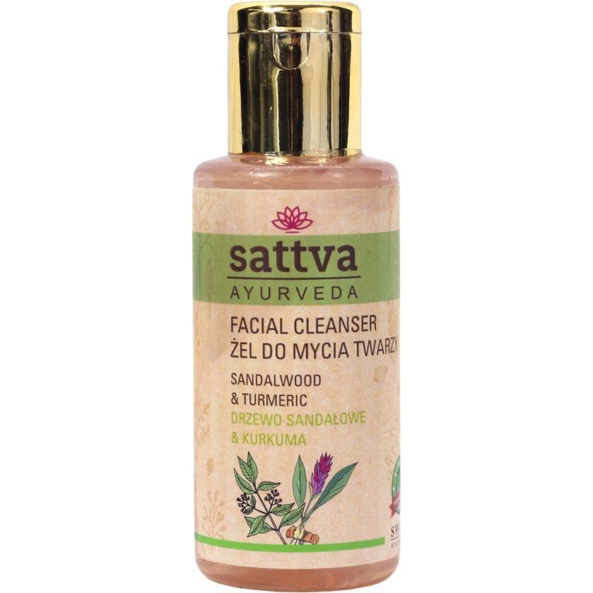 Sattva Ayurveda, Pulizia viso, Detergente viso al sandalo (Gel detergente, 100 ml)