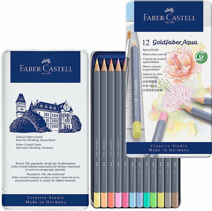 Image du produit Faber-Castell Crayons d'aquarelle Goldfaber (12x)