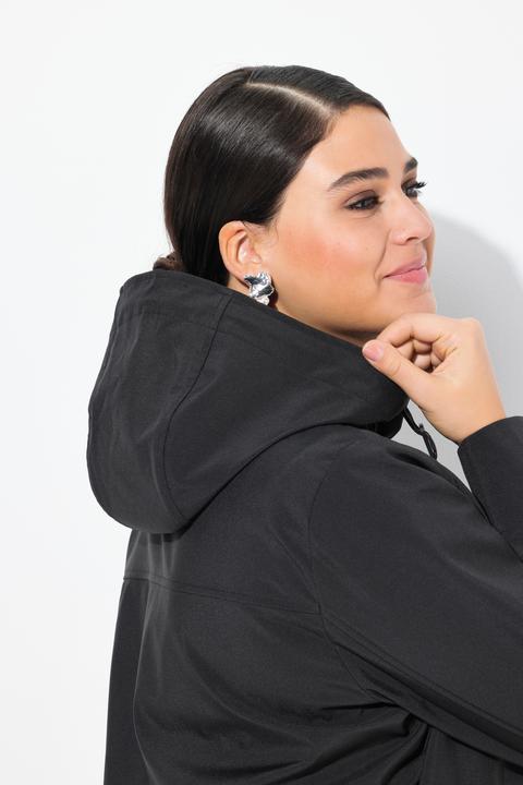 Produktbild Ulla Popken HYPRAR Softshell-Jacke, wasserabweisend, Knebelknöpfe (42, 44)