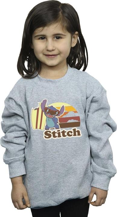 Produktbild Disney Lilo And Stitch Bitten Surfboard Sweatshirt Mädchen (128)
