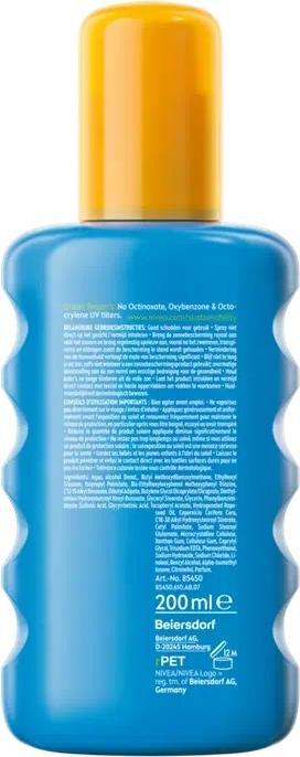 Actual product image NIVEA Sun Protect & Bronze Sun Spray Spf 50 200ml (Sun spray, SPF 50, 200 ml, 200 g)