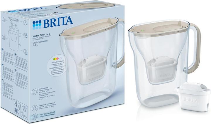 Actual product image Brita Filter jug 2.4l Style Essential sand-coloured (2.40 l)