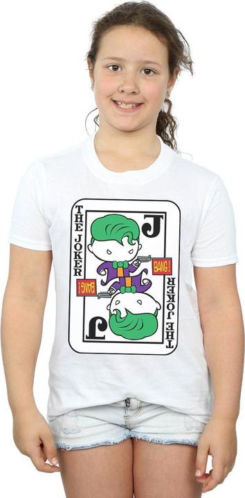 Produktbild Chibi Joker Playing Card TShirt Mädchen (128)