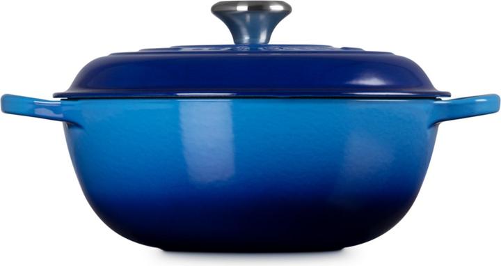 Produktbild Le Creuset Stew Pot Signature rund azure 22cm (Kochtopf, Gusseisen, 22 x 13.20 cm)