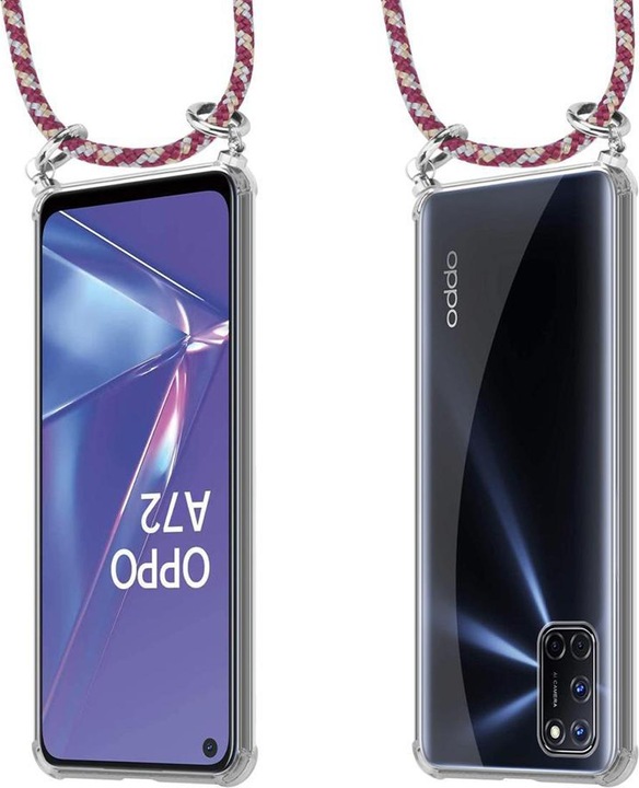 Produktbild Cadorabo TPU Handy Kette SILBER Cover