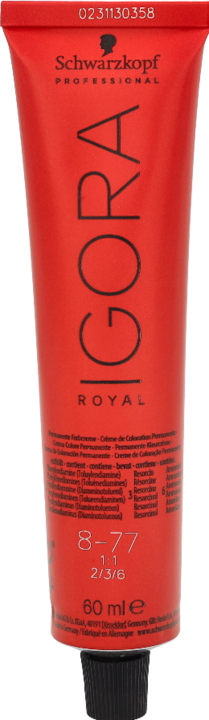 Actual product image Schwarzkopf Professional Igora Royal (8-77 Light blonde copper extra)