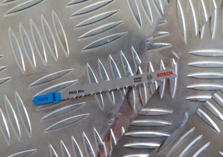 Actual product image Bosch Professional Zubehör PRO Alu T127D jigsaw blade, 100 mm, 5 pcs.