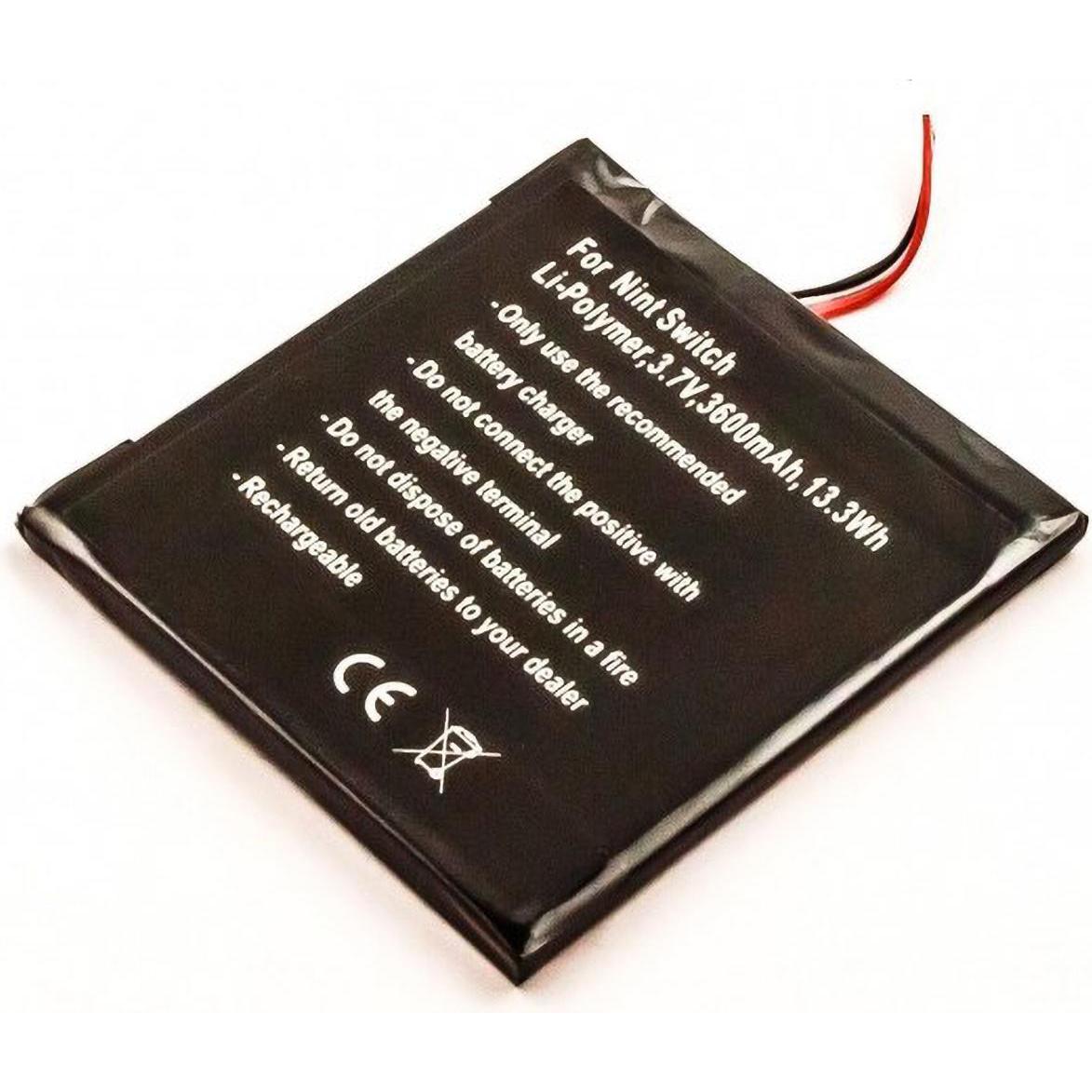 AGI Akku kompatibel mit Nintendo HAC-003 - Akku - 3.600 mAh (Gerätespezifisch, 3600 mAh), Batterien + Akkus