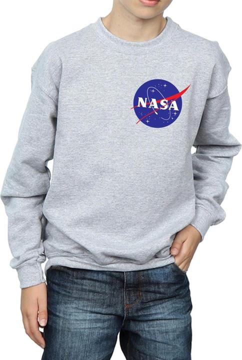 Actual product image Nasa Boys Classic Insignia Chest Logo Sweatshirt (128)