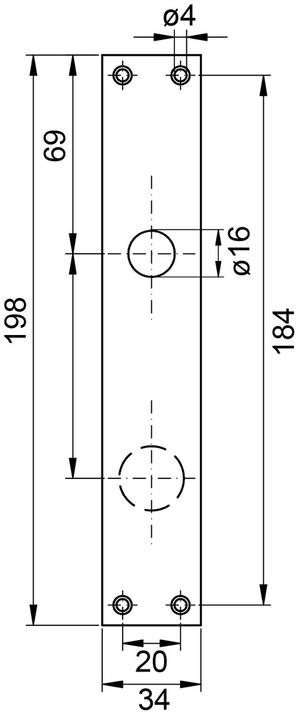 Actual product image Nickal Door signs (Door plate set)