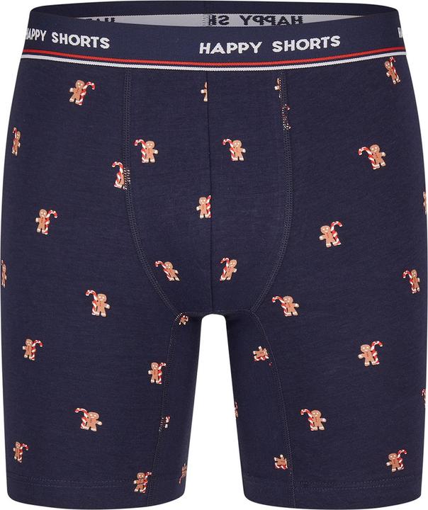 Actual product image Happy shorts Long Boxer XMAS Boxer Briefs (L, pack of 2)