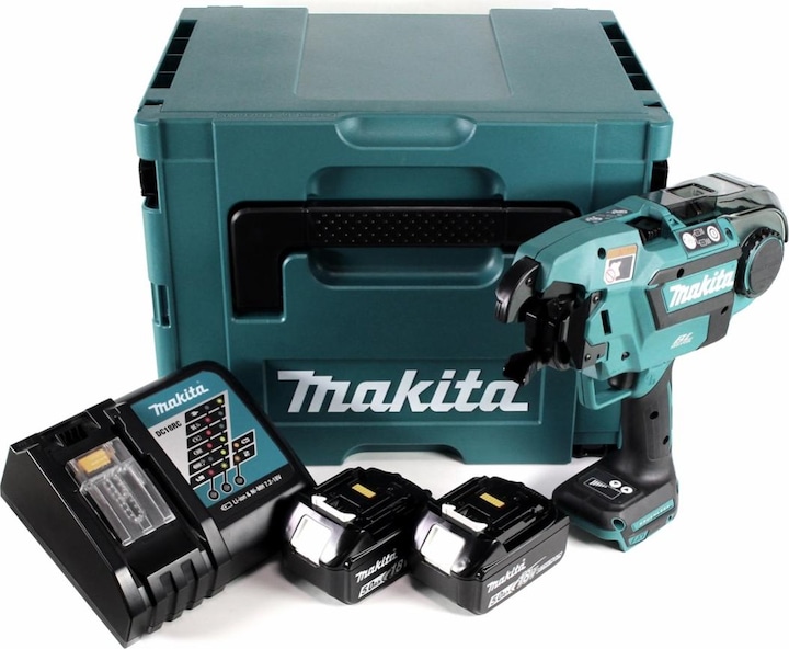 Immagine prodotto Makita DTR 180 RTJ Batteria connettore per armature 18V Brushless per filo da 0,8mm in Makpac + 2x 5,0Ah