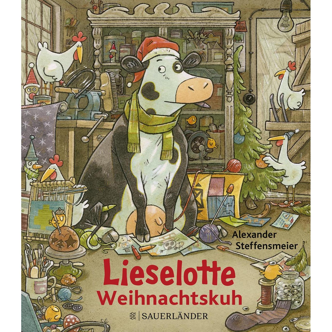 Lieselotte Weihnachtskuh Mini, Kinderbücher von Alexander Steffensmeier