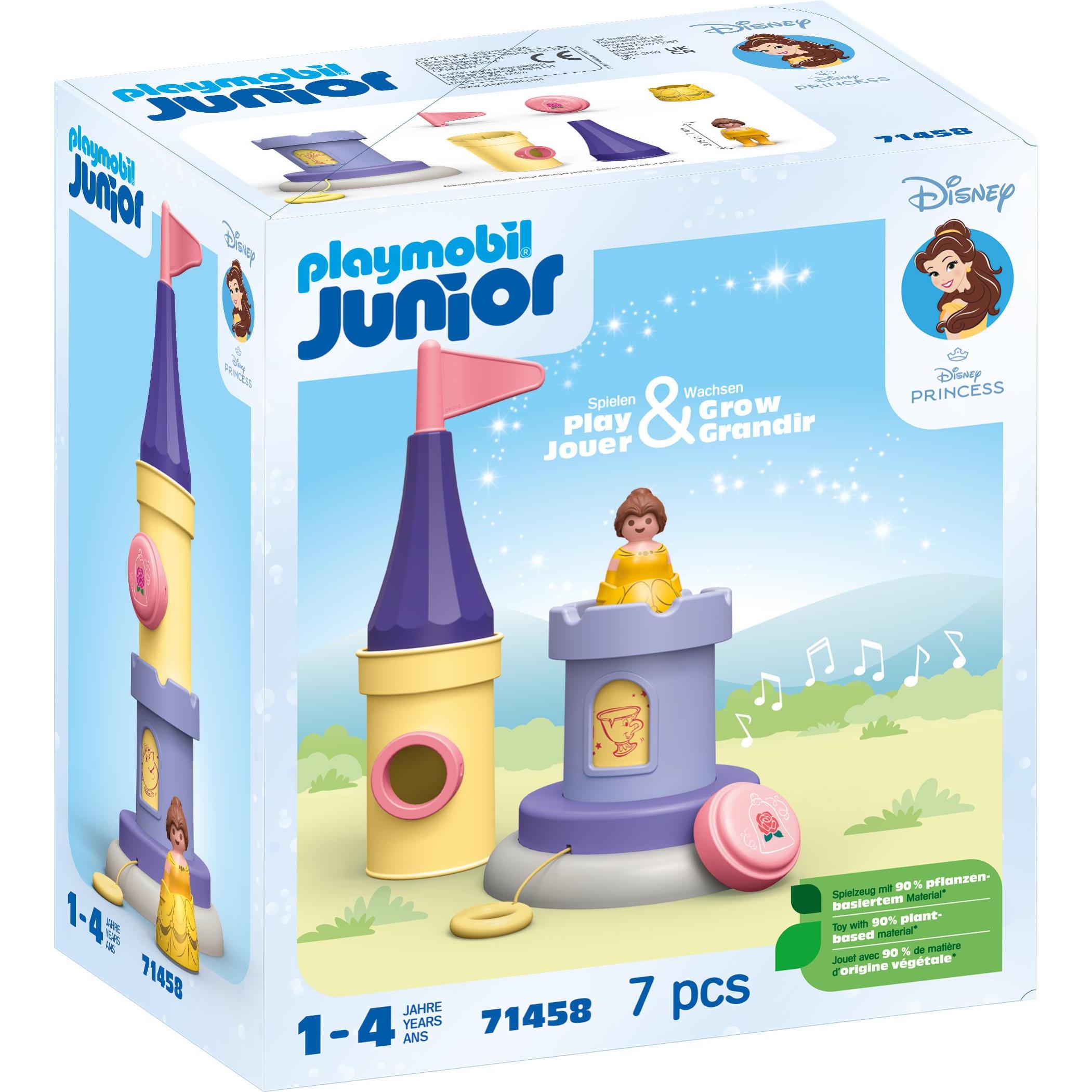 Playmobil 1.2.3 & Disney: Belles Spielturm (71458, Playmobil Junior)
