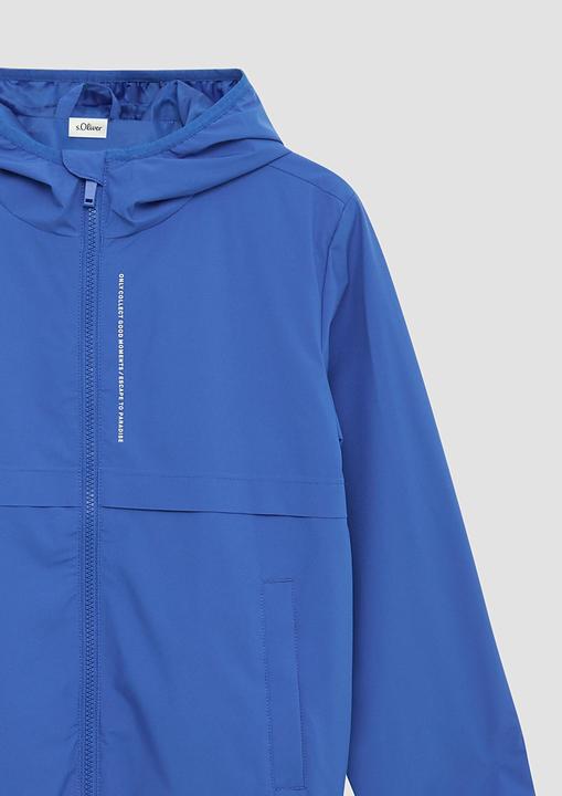 Immagine prodotto S.Oliver Outdoor-Jacke Jacke mit Kapuze und Schriftprint (158, 164)