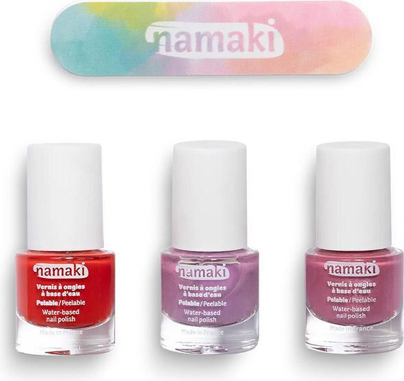 Actual product image Namaki Children's nail polish set of 3 - Eternal Roses