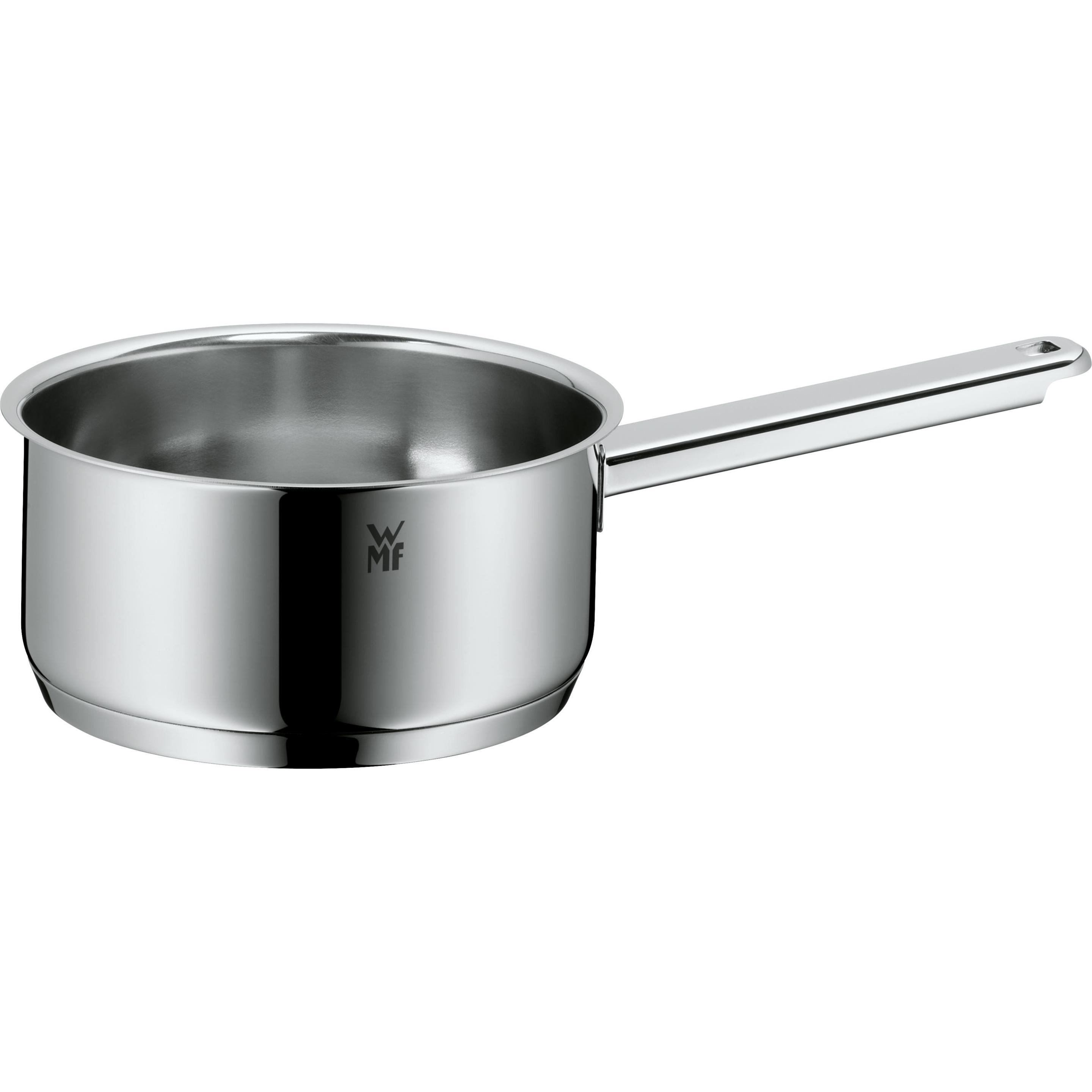 WMF Stielkasserolle PREMIUM ONE silberfarben, Pfanne + Kochtopf, Silber, Schwarz